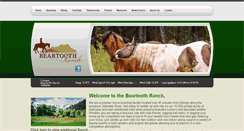Desktop Screenshot of beartoothranch.com